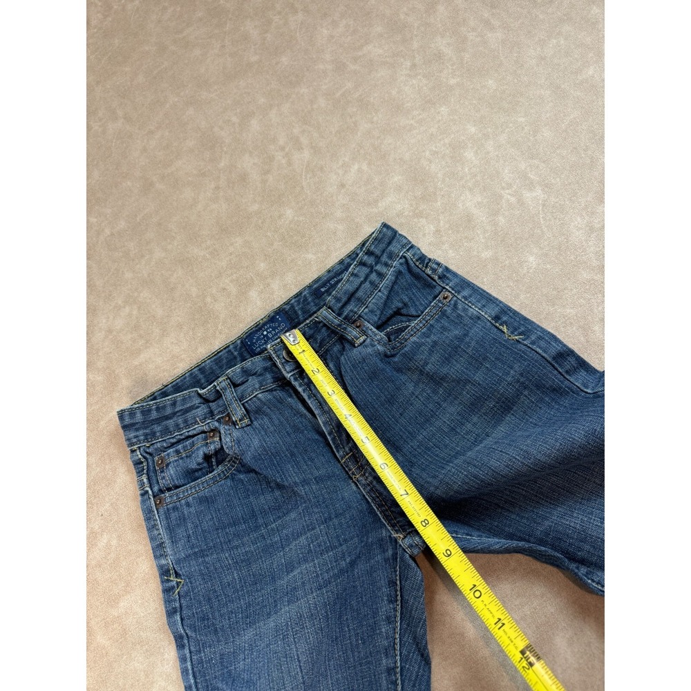 Lucky Brand Womens Billy Straight Low Rise 5-Pocket Zip Fly Blue Denim Jeans 10 - Picture 6 of 8